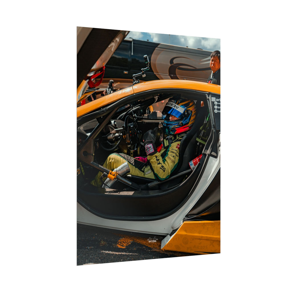 Ready to Go! - Hirokazu 'Arios' Suzuki - Ferrari 360 Modena Drift Machine - Rolled Print