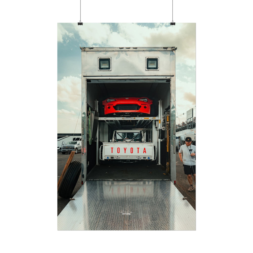 Ryan Tuerck Car Trailer - Rolled Print