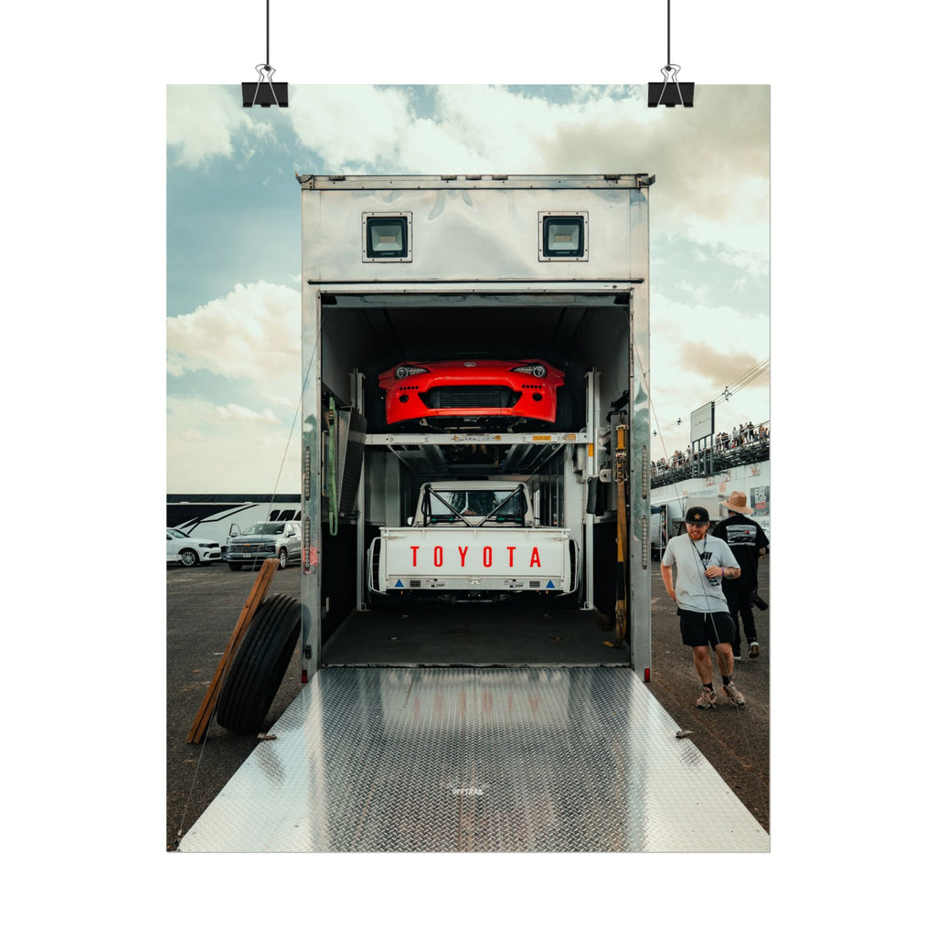 Ryan Tuerck Car Trailer - Rolled Print