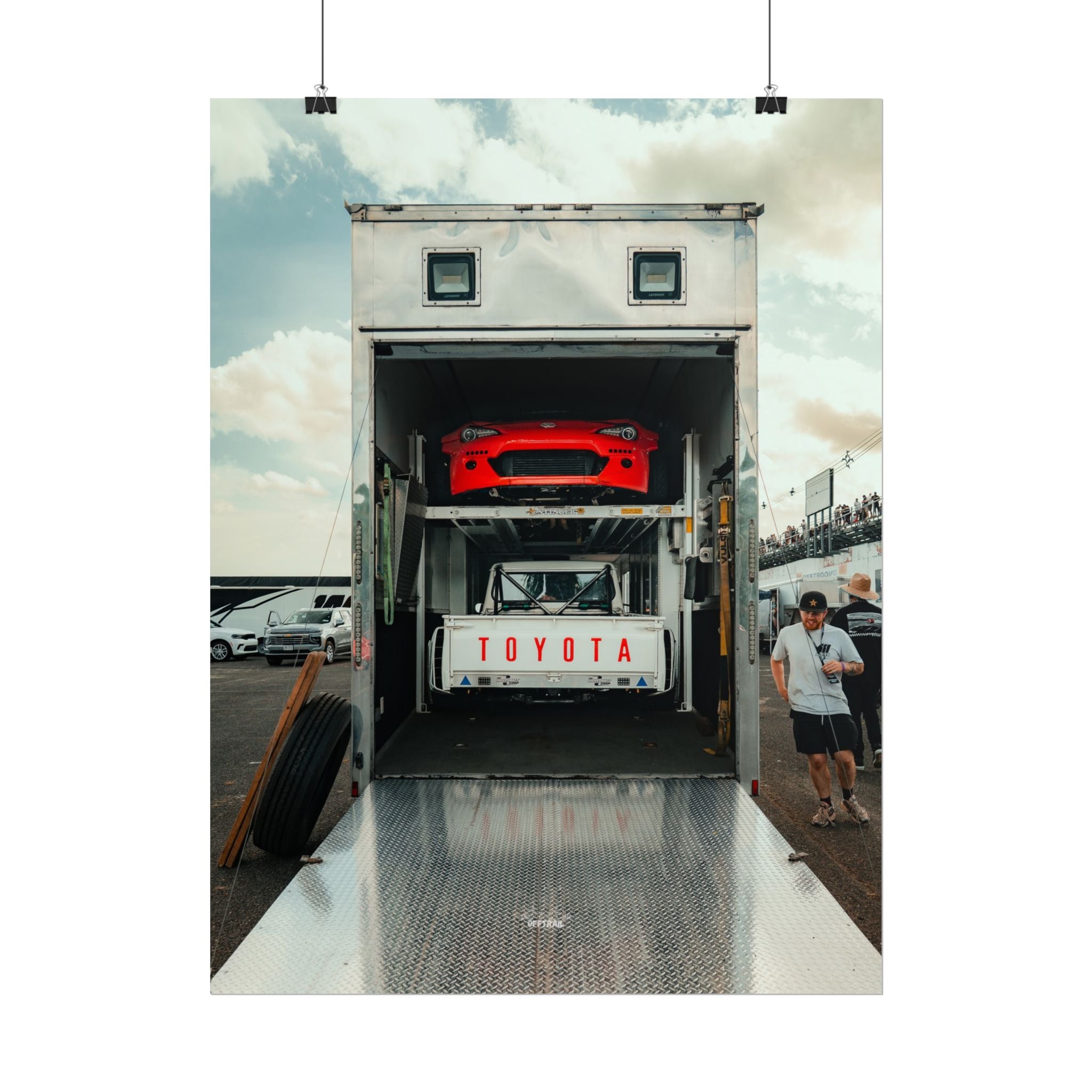 Ryan Tuerck Car Trailer - Rolled Print