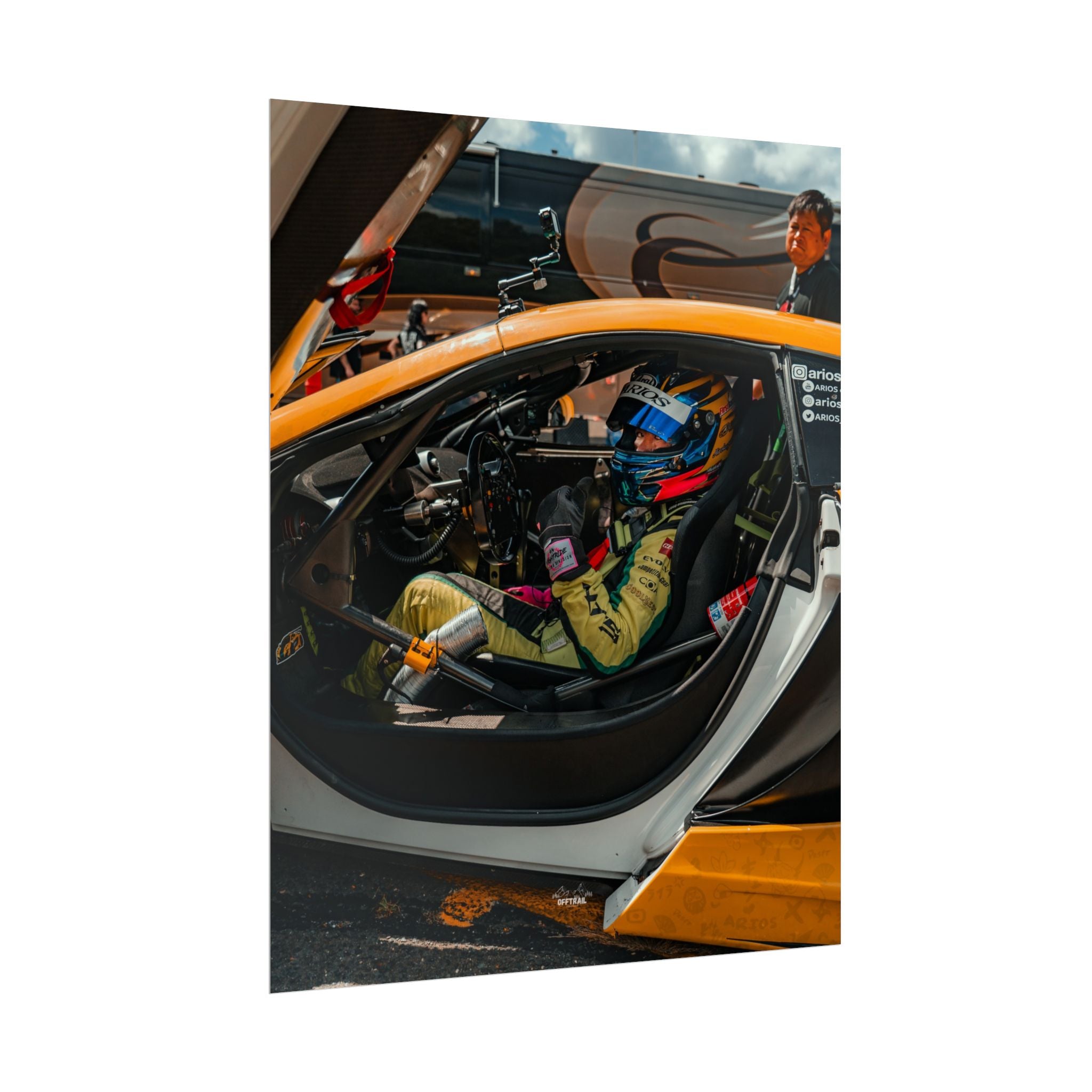 Ready to Go! - Hirokazu 'Arios' Suzuki - Ferrari 360 Modena Drift Machine - Rolled Print
