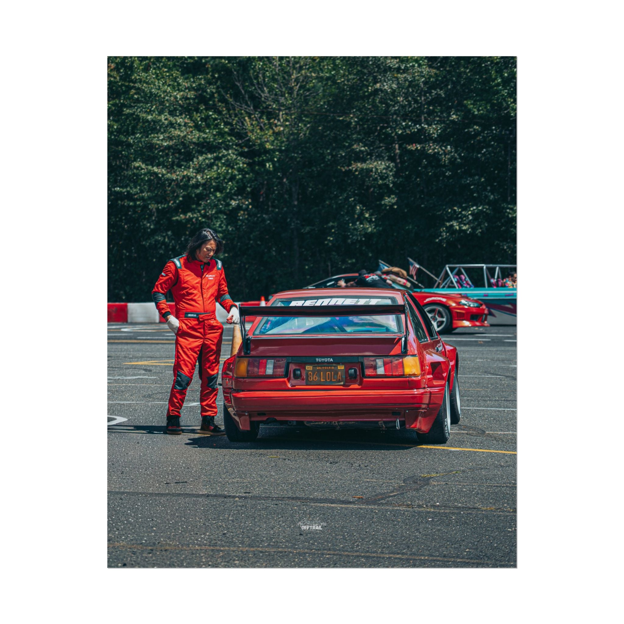 Sung Kang & Lola the AE86 - Rolled Print