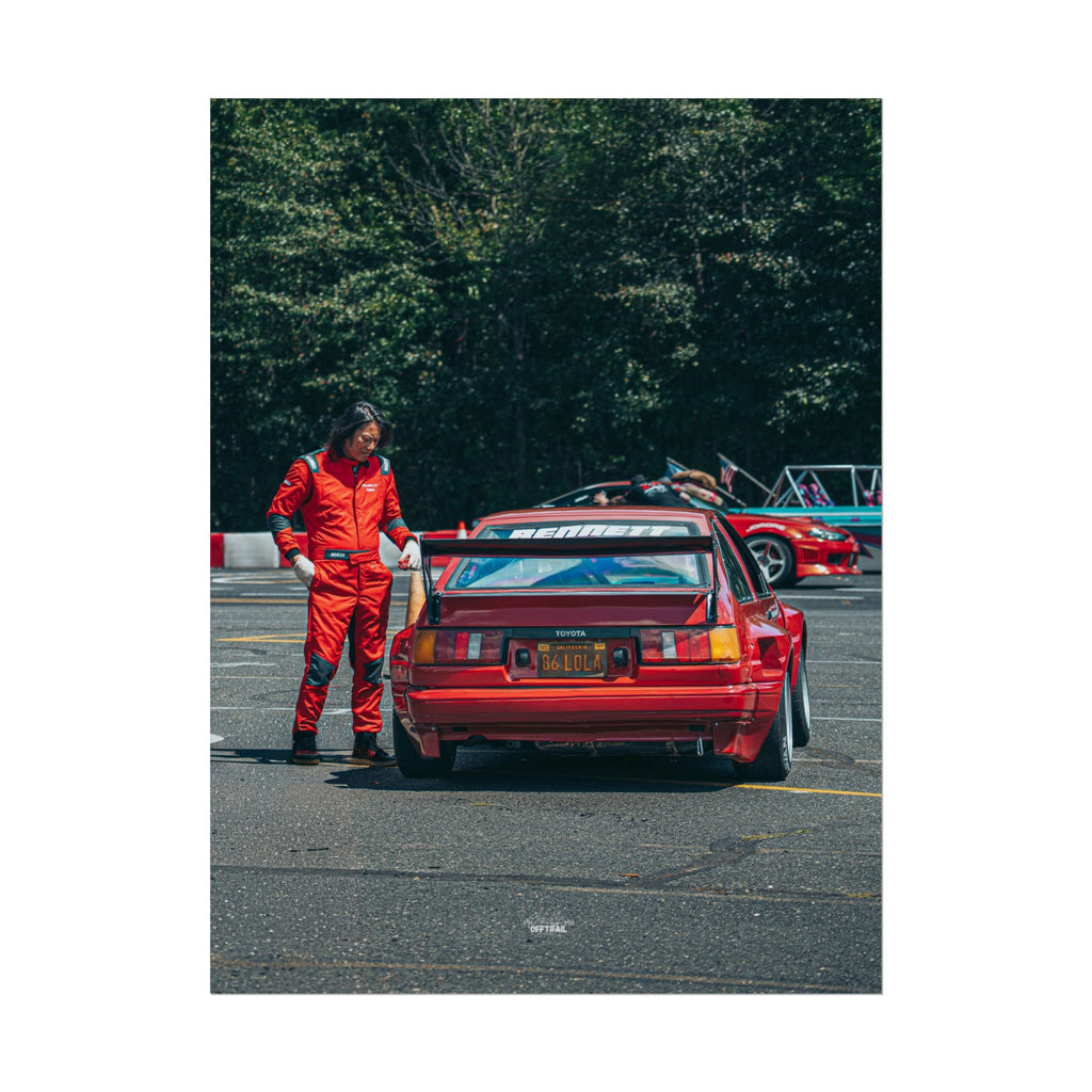 Sung Kang & Lola the AE86 - Rolled Print