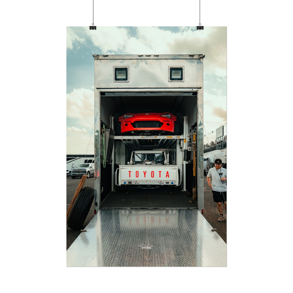 Ryan Tuerck Car Trailer - Rolled Print