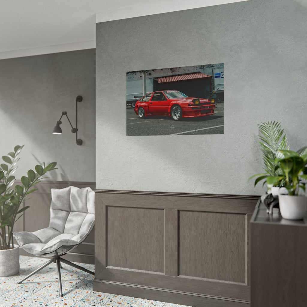 Lola the AE86 - Drifter Movie Car - Rolled Print