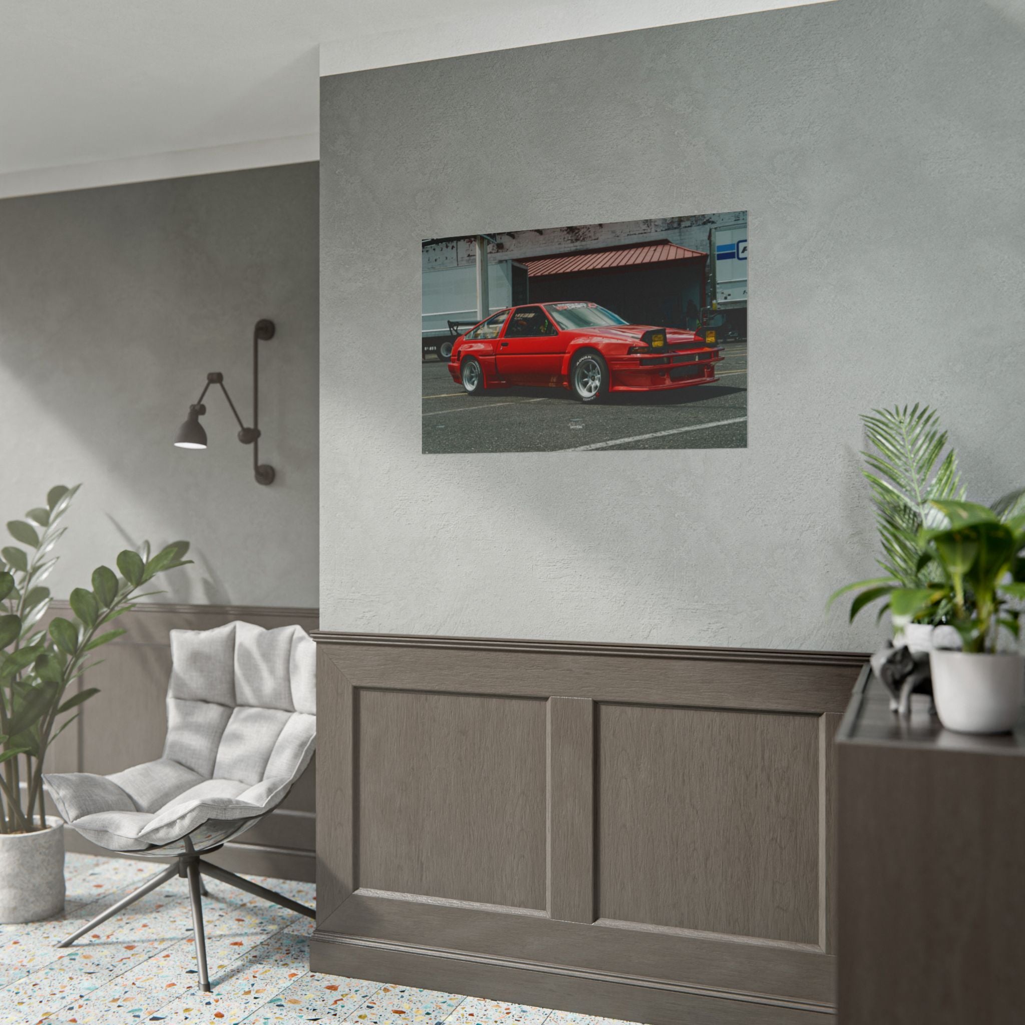Lola the AE86 - Drifter Movie Car - Rolled Print