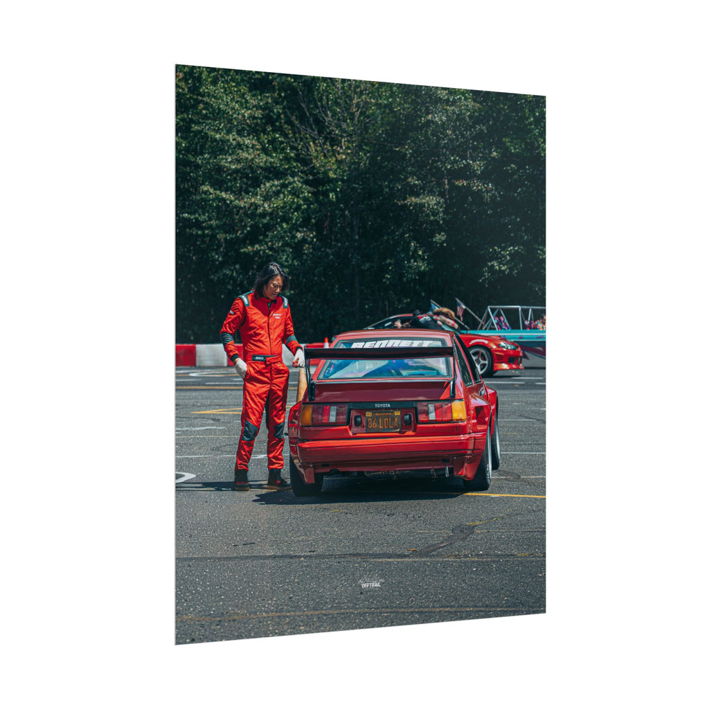 Sung Kang & Lola the AE86 - Rolled Print