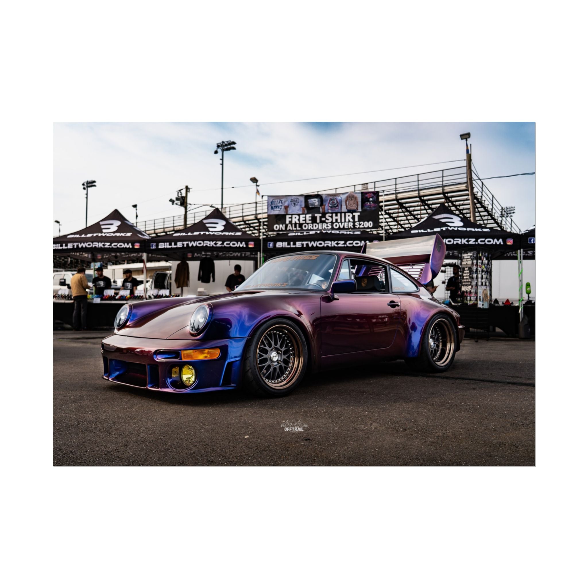 Midnight Fusion: Subaru-Swapped 911 - Rolled Print