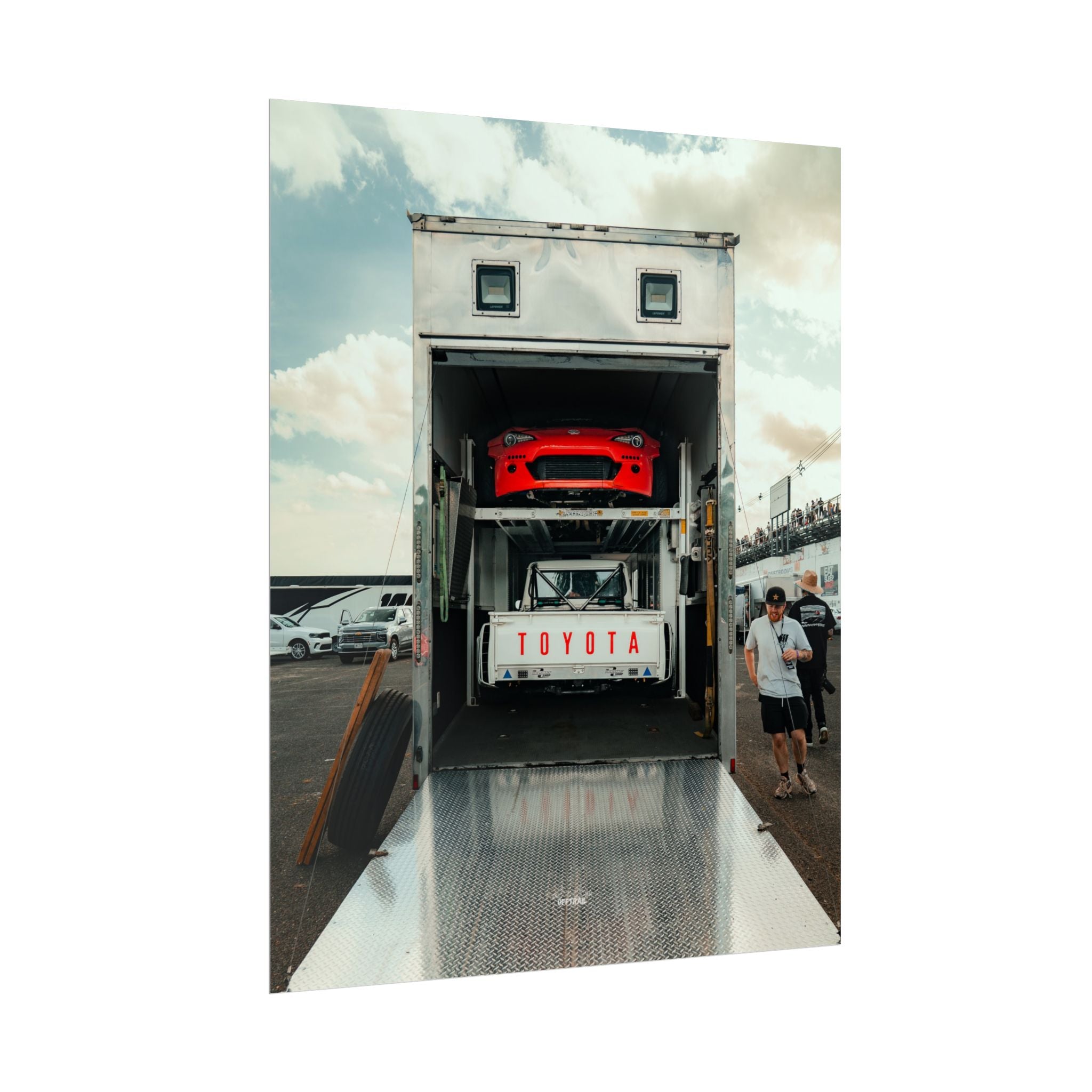 Ryan Tuerck Car Trailer - Rolled Print