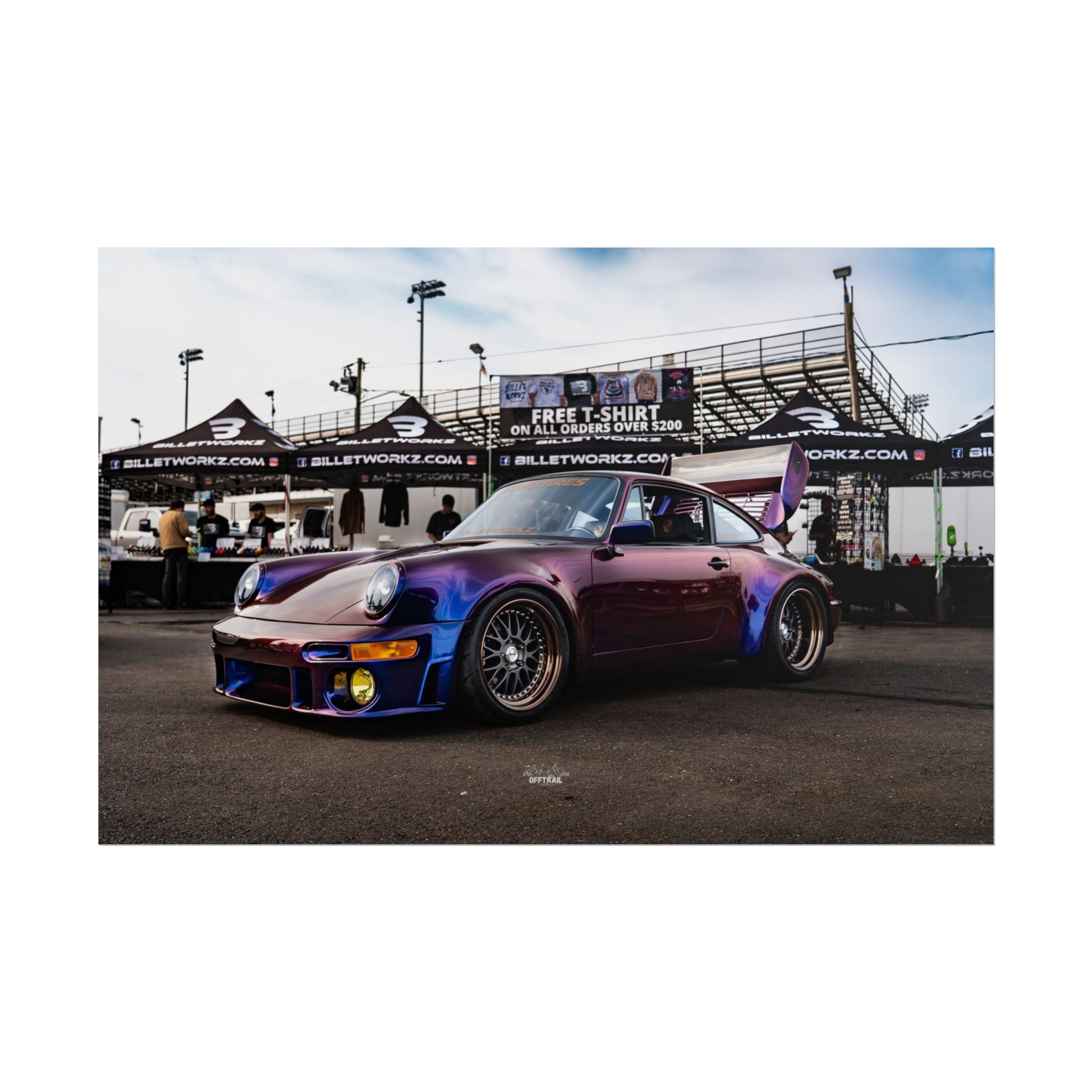 Midnight Fusion: Subaru-Swapped 911 - Rolled Print