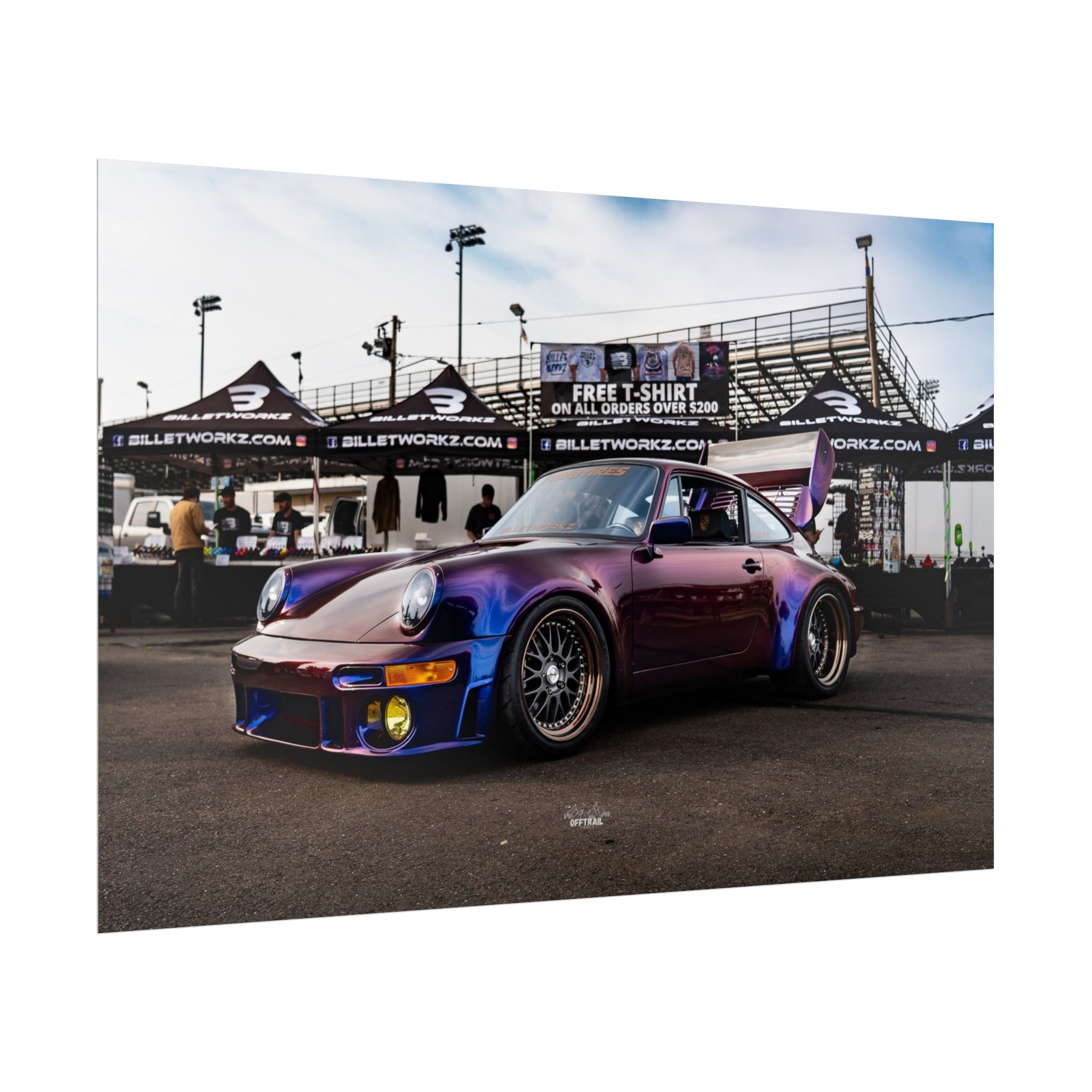Midnight Fusion: Subaru-Swapped 911 - Rolled Print