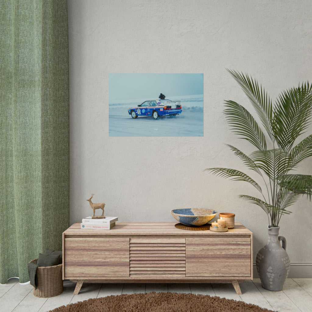 Rayteam Auto Audi Quattro - Ice Rally - Rolled Print