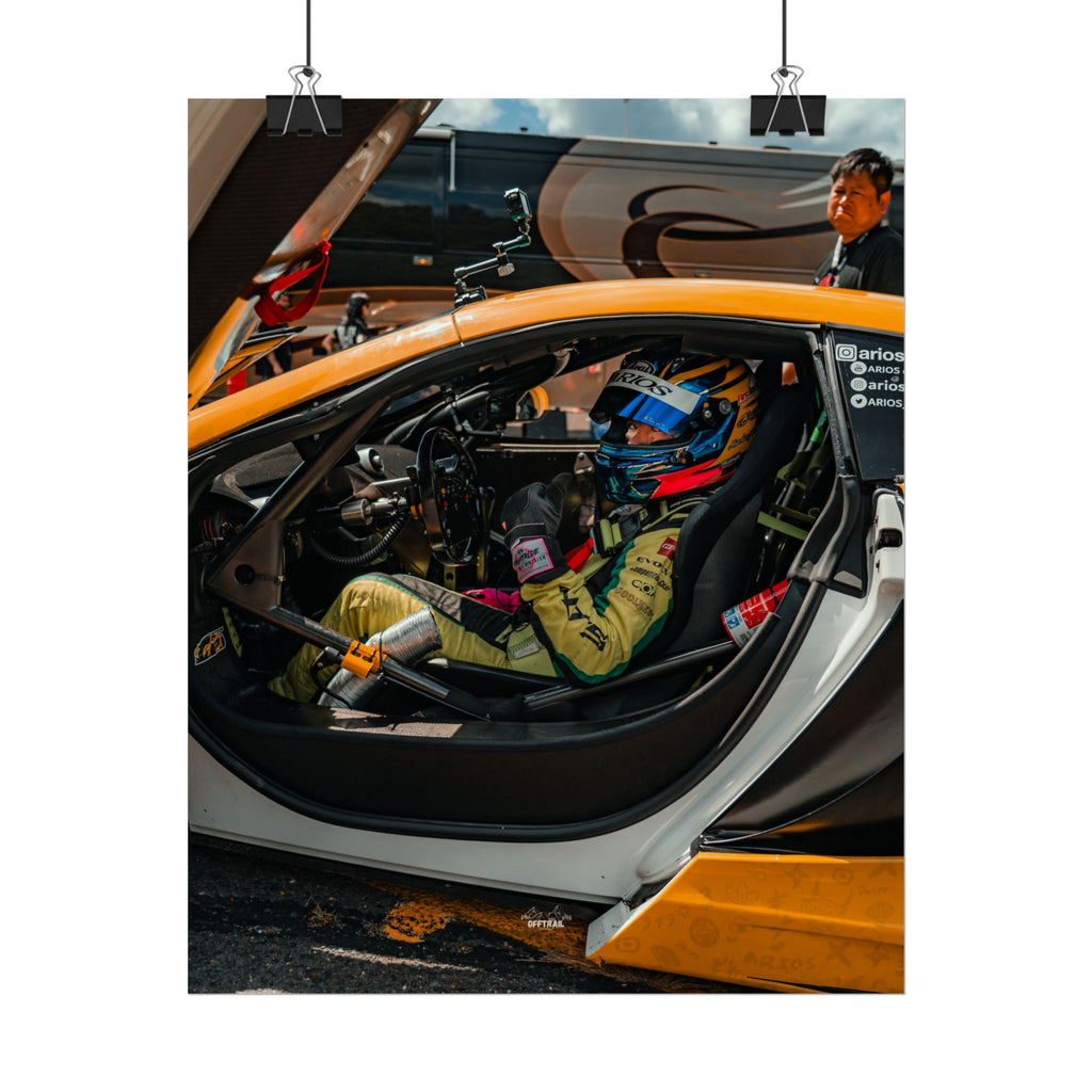 Ready to Go! - Hirokazu 'Arios' Suzuki - Ferrari 360 Modena Drift Machine - Rolled Print
