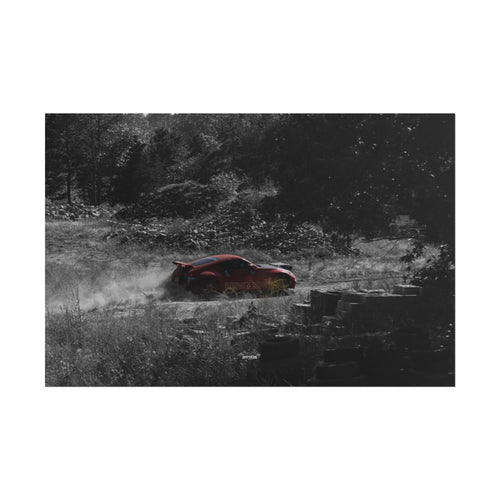 Broken Motorsports Safari 370Z - Dusty Monochrome - Rolled Print