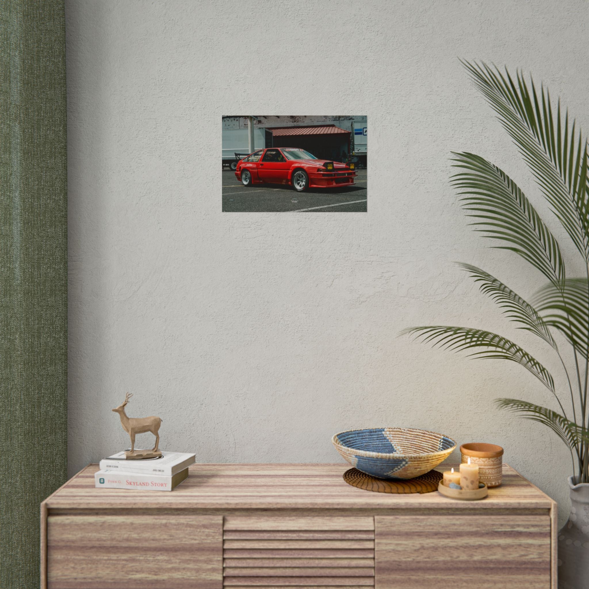 Lola the AE86 - Drifter Movie Car - Rolled Print