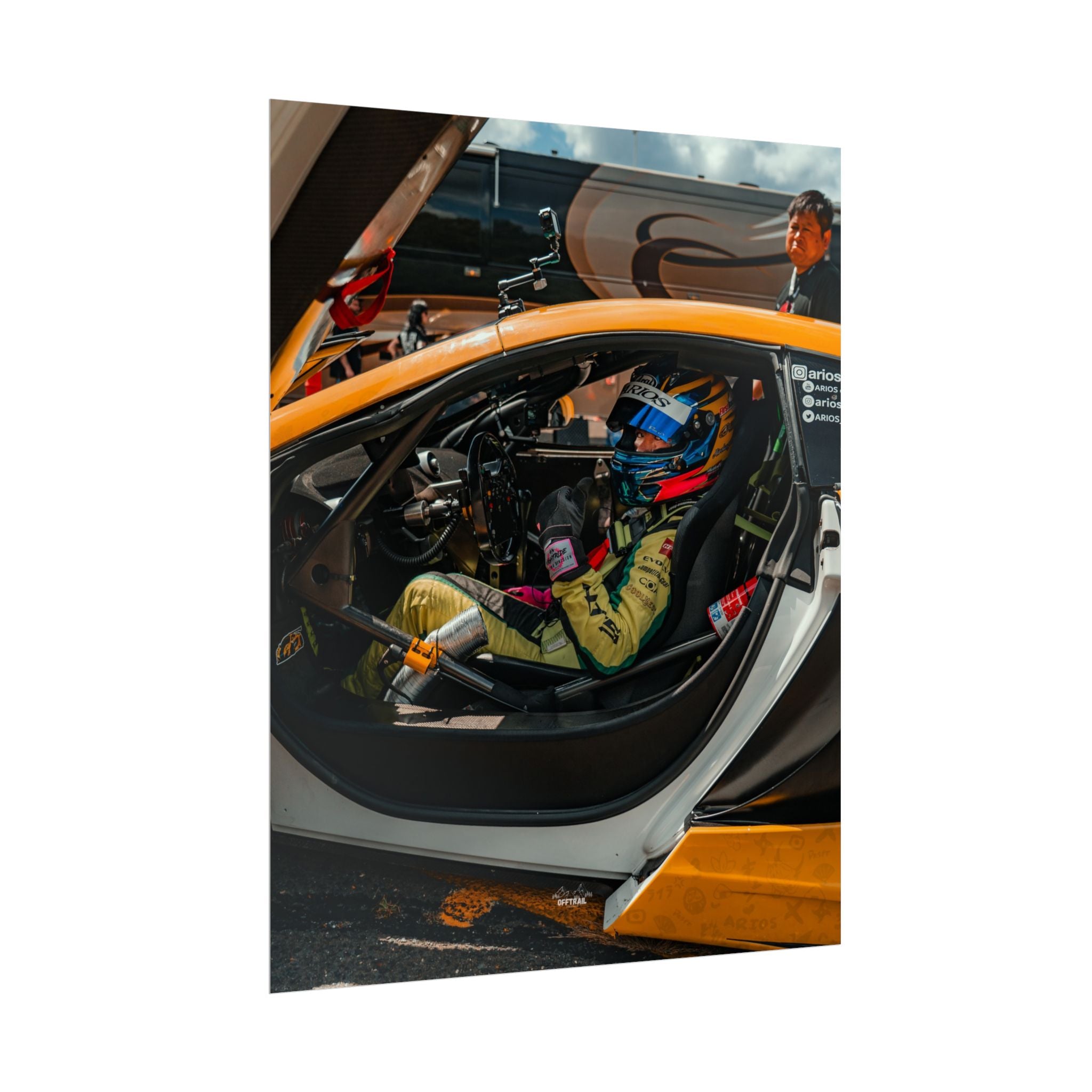 Ready to Go! - Hirokazu 'Arios' Suzuki - Ferrari 360 Modena Drift Machine - Rolled Print