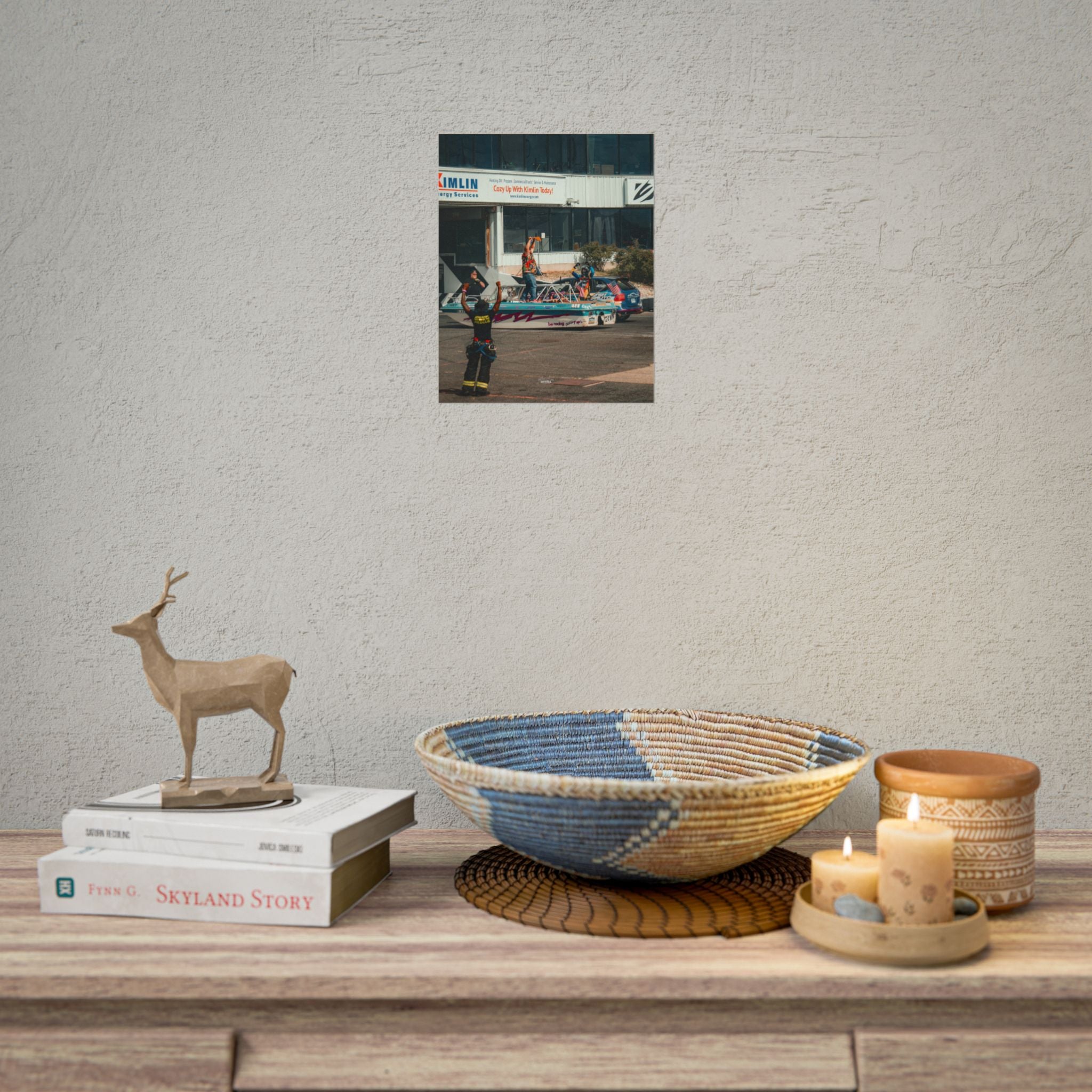 Victory! - Brandon Tothero & Jenny the Drift Boat - Rolled Print
