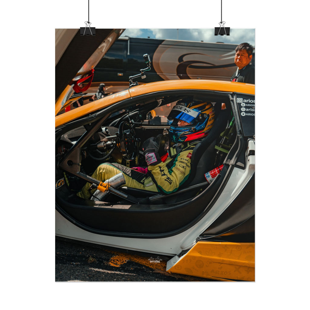 Ready to Go! - Hirokazu 'Arios' Suzuki - Ferrari 360 Modena Drift Machine - Rolled Print