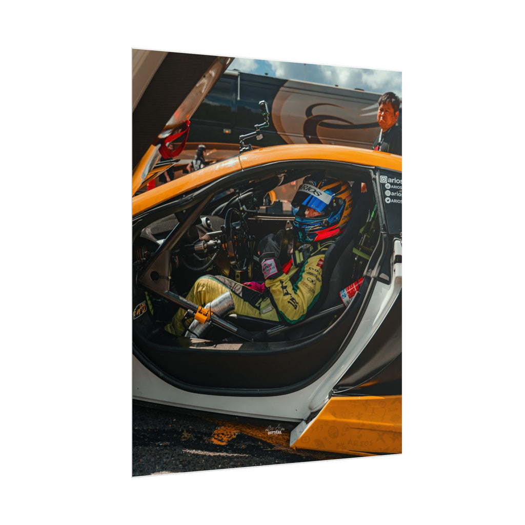 Ready to Go! - Hirokazu 'Arios' Suzuki - Ferrari 360 Modena Drift Machine - Rolled Print