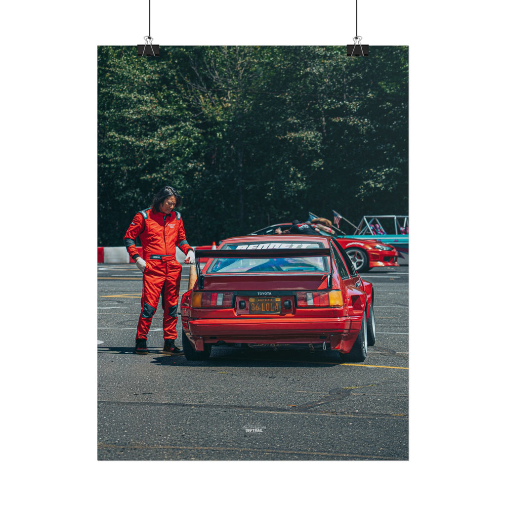 Sung Kang & Lola the AE86 - Rolled Print