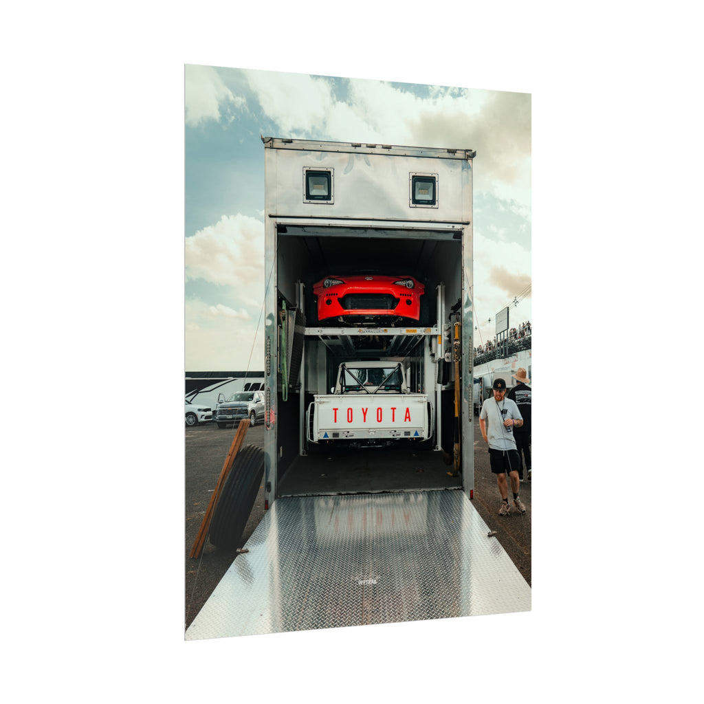 Ryan Tuerck Car Trailer - Rolled Print