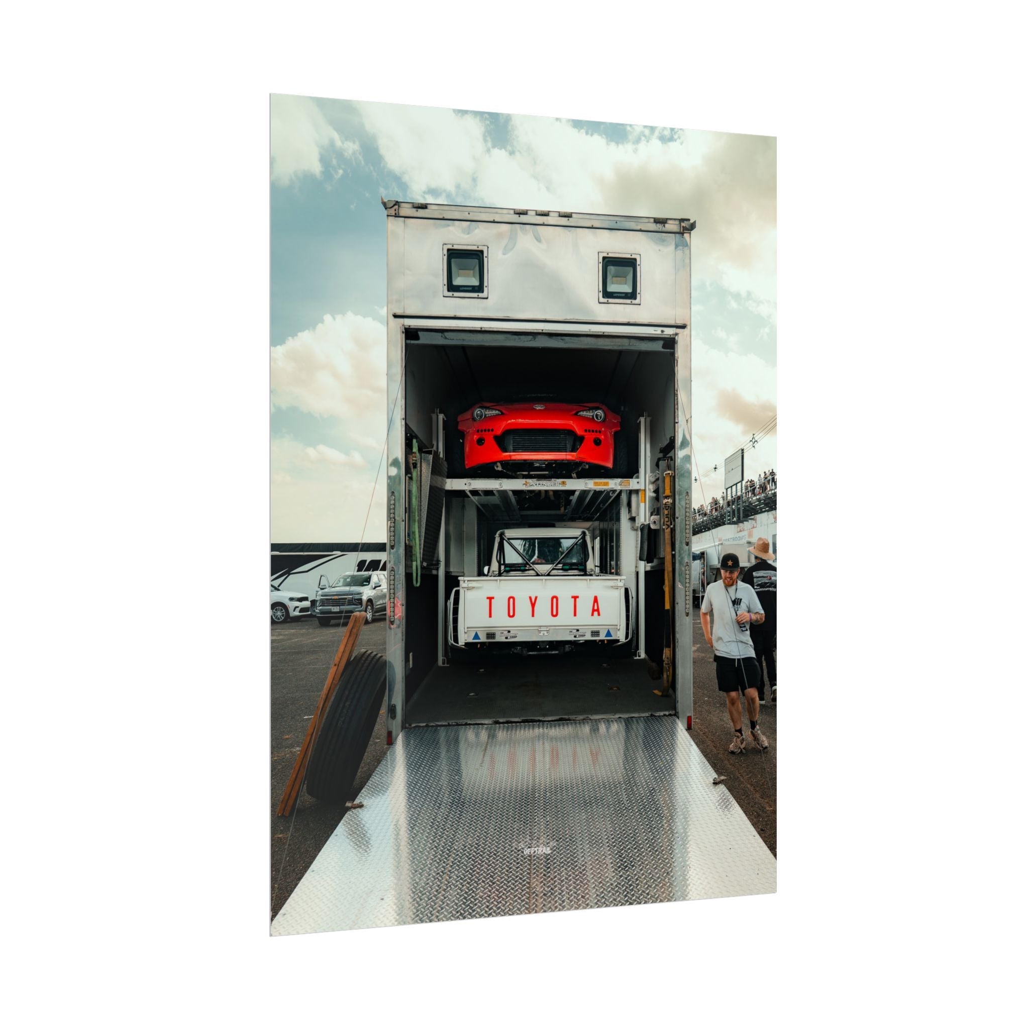 Ryan Tuerck Car Trailer - Rolled Print