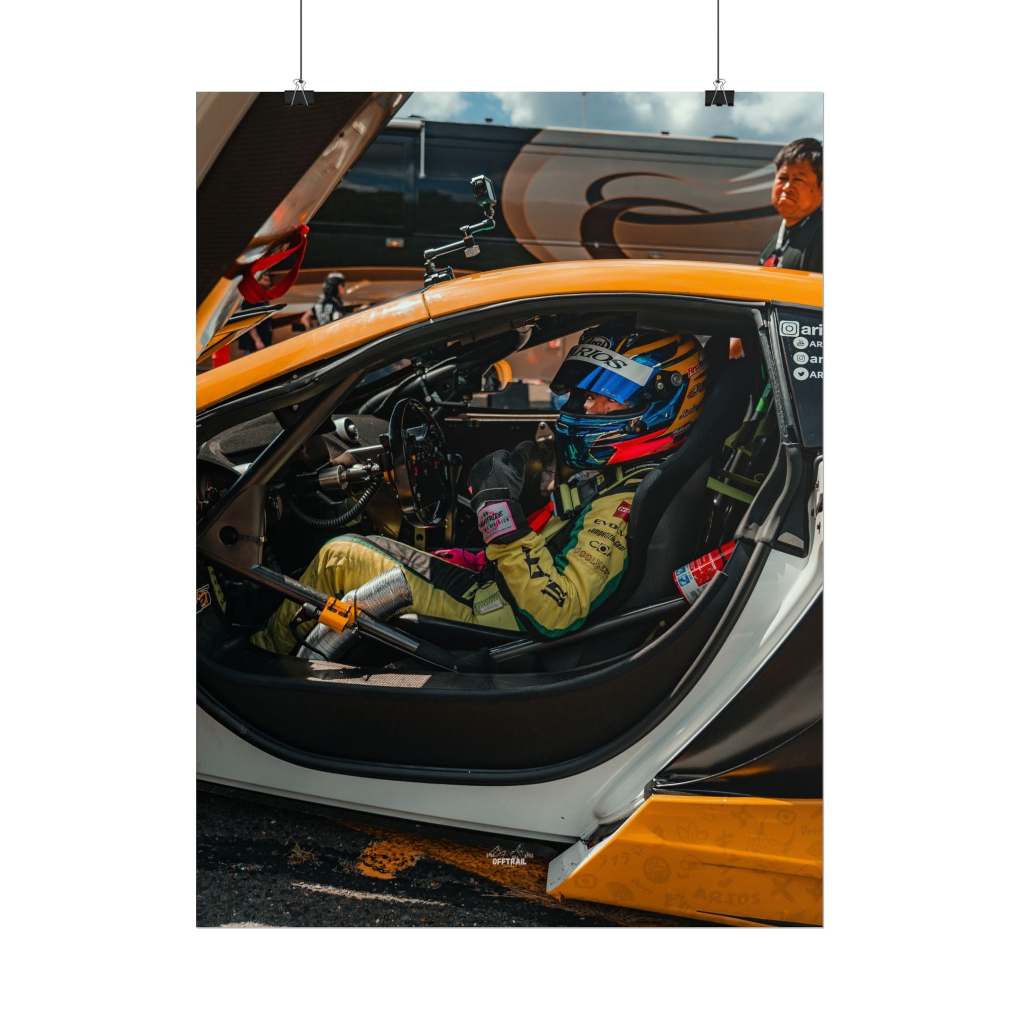 Ready to Go! - Hirokazu 'Arios' Suzuki - Ferrari 360 Modena Drift Machine - Rolled Print