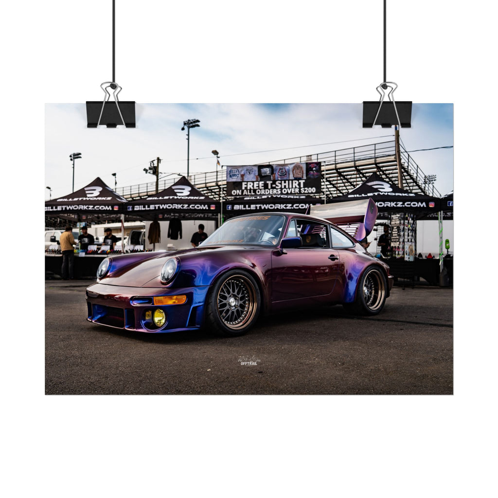 Midnight Fusion: Subaru-Swapped 911 - Rolled Print