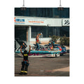 Victory! - Brandon Tothero & Jenny the Drift Boat - Rolled Print
