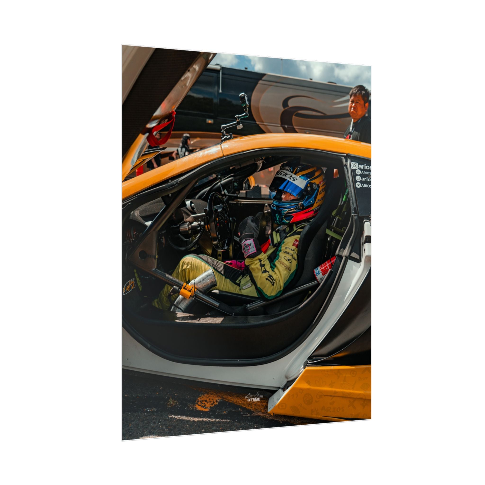 Ready to Go! - Hirokazu 'Arios' Suzuki - Ferrari 360 Modena Drift Machine - Rolled Print