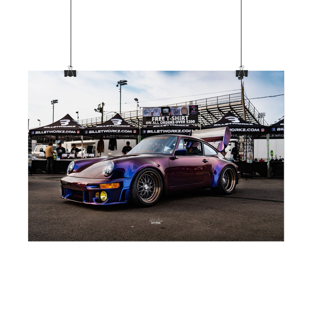 Midnight Fusion: Subaru-Swapped 911 - Rolled Print
