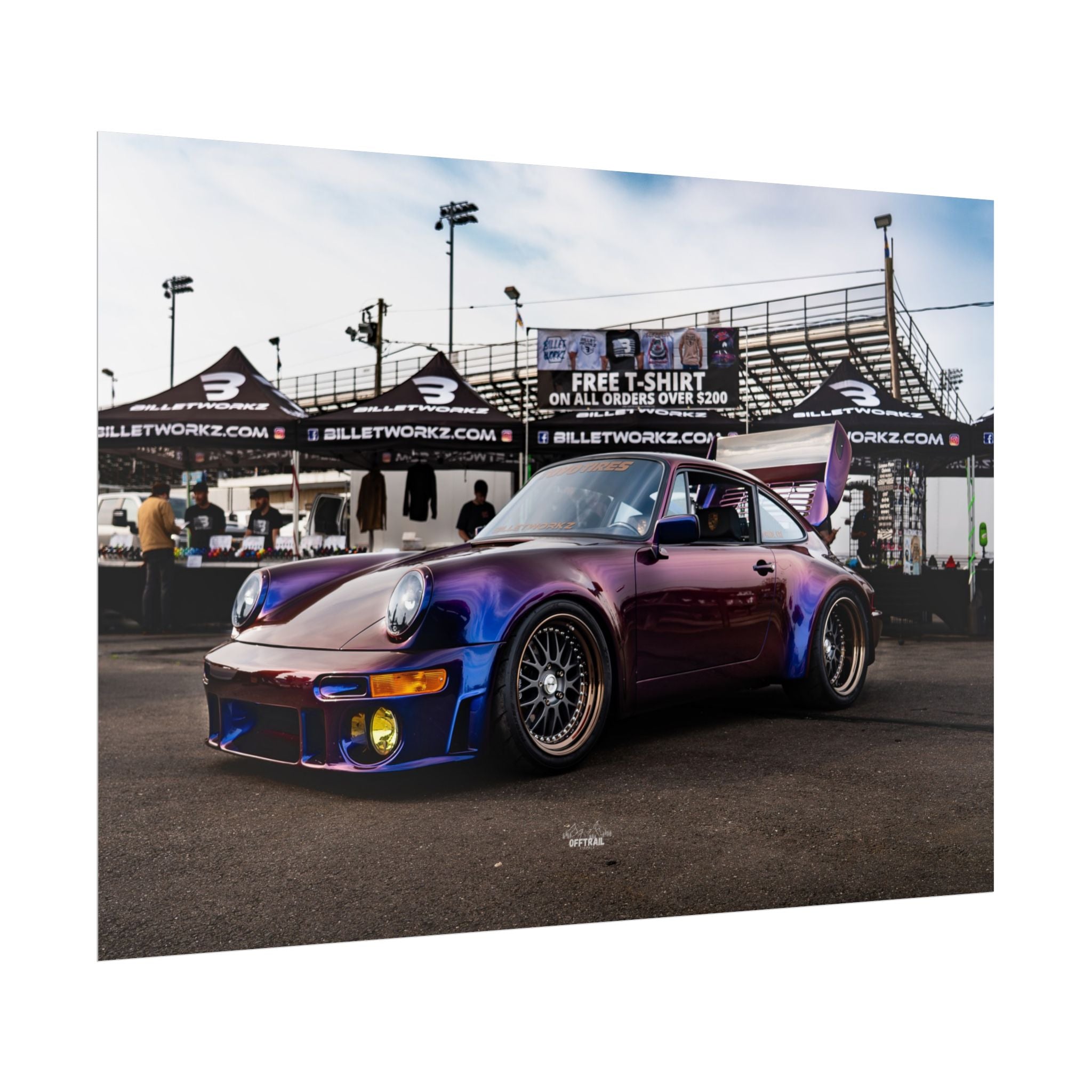 Midnight Fusion: Subaru-Swapped 911 - Rolled Print