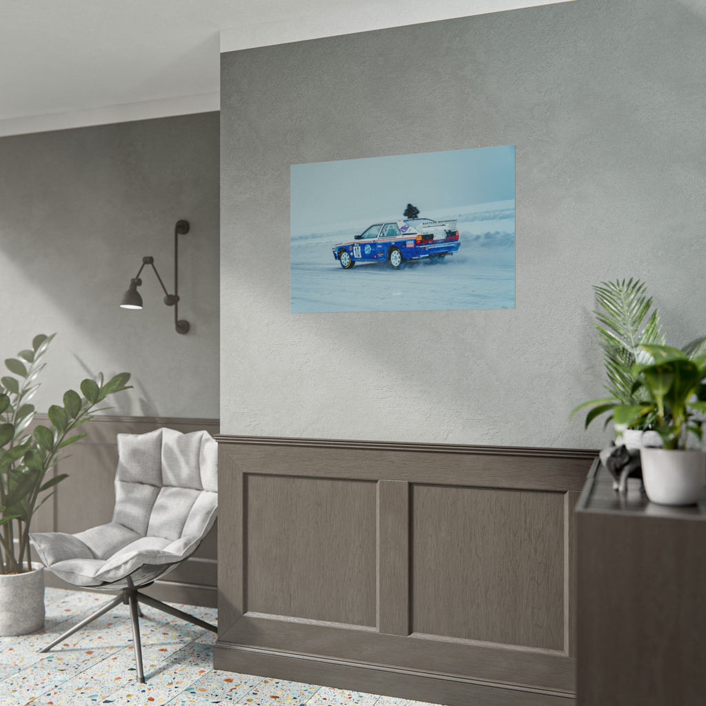 Rayteam Auto Audi Quattro - Ice Rally - Rolled Print