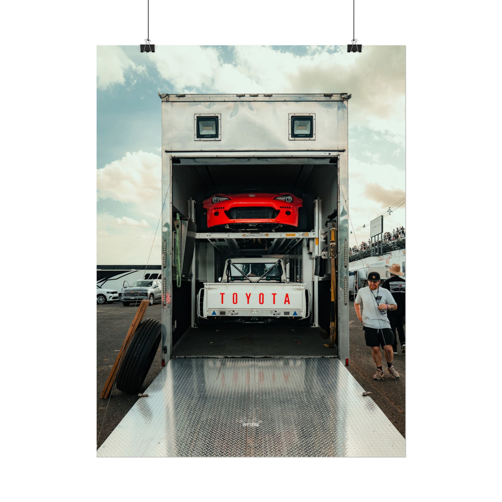 Ryan Tuerck Car Trailer - Rolled Print