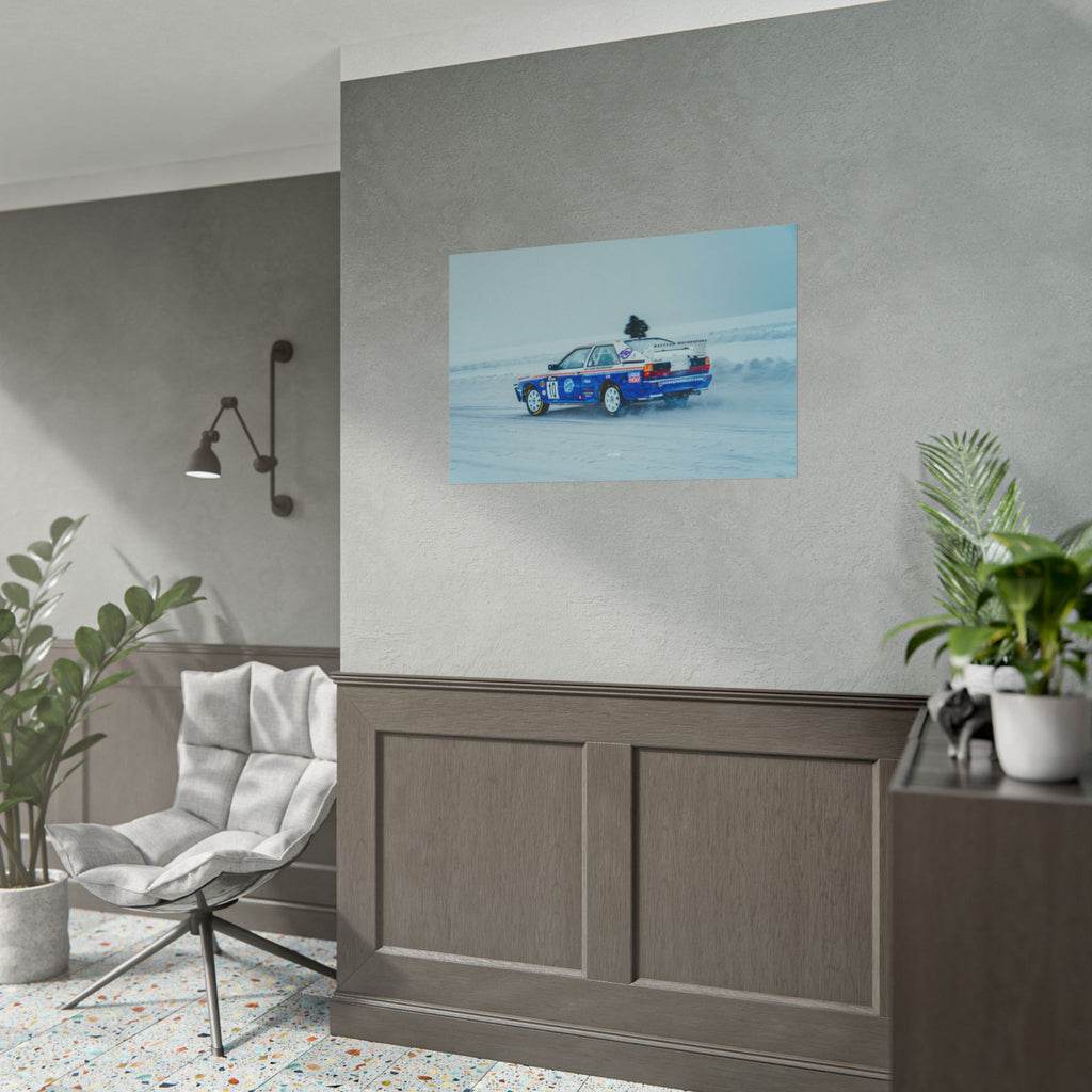 Rayteam Auto Audi Quattro - Ice Rally - Rolled Print