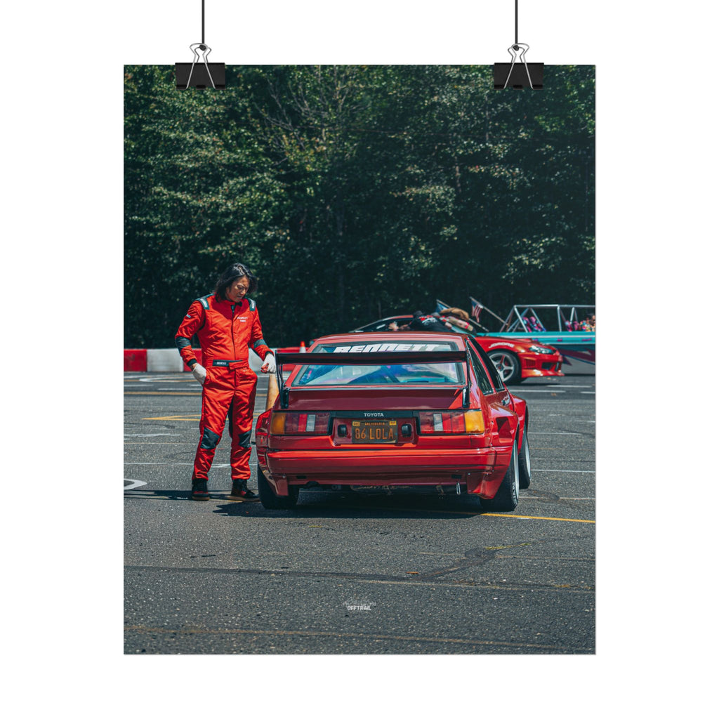 Sung Kang & Lola the AE86 - Rolled Print