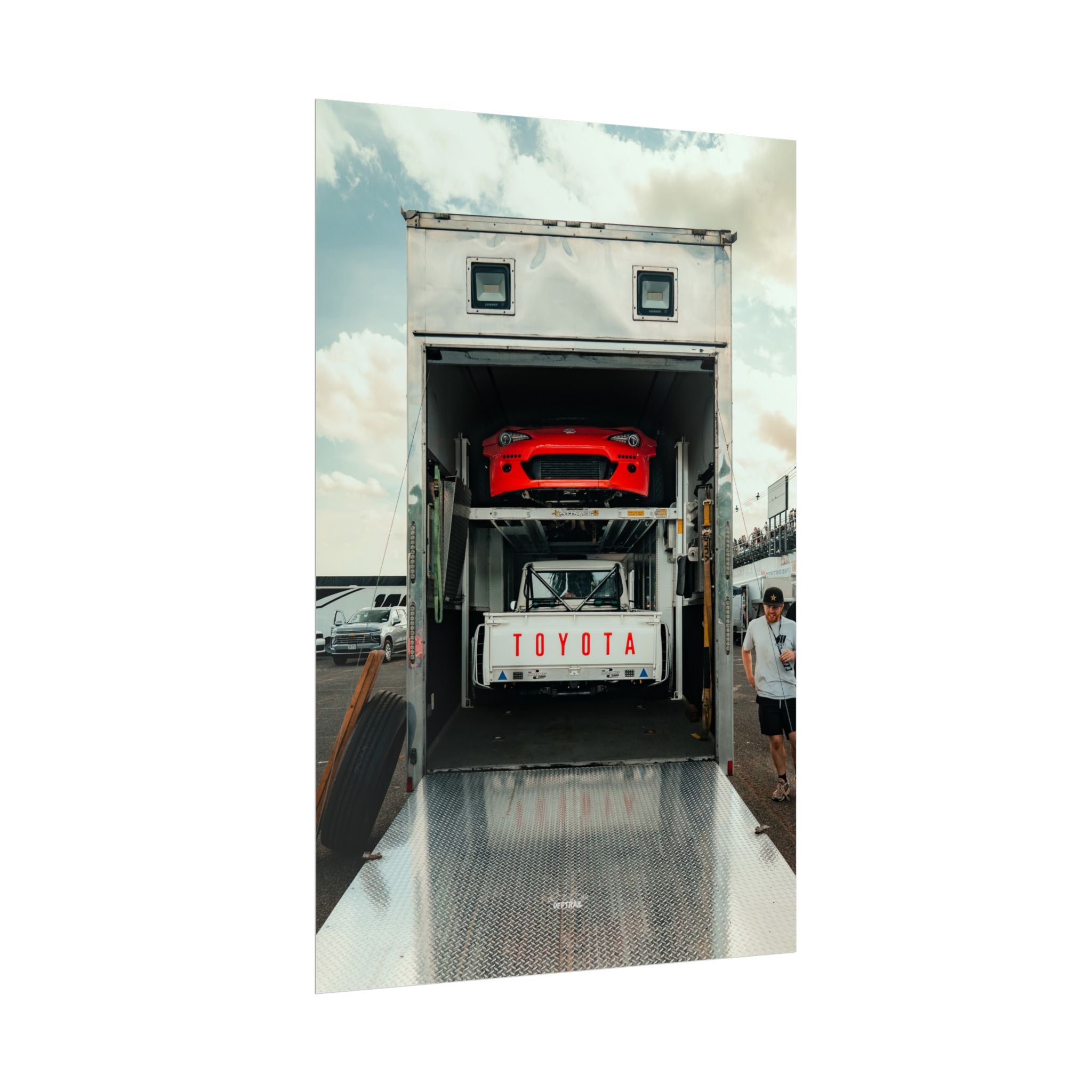 Ryan Tuerck Car Trailer - Rolled Print