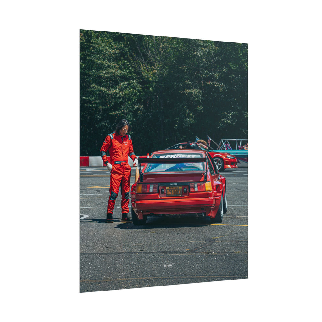 Sung Kang & Lola the AE86 - Rolled Print