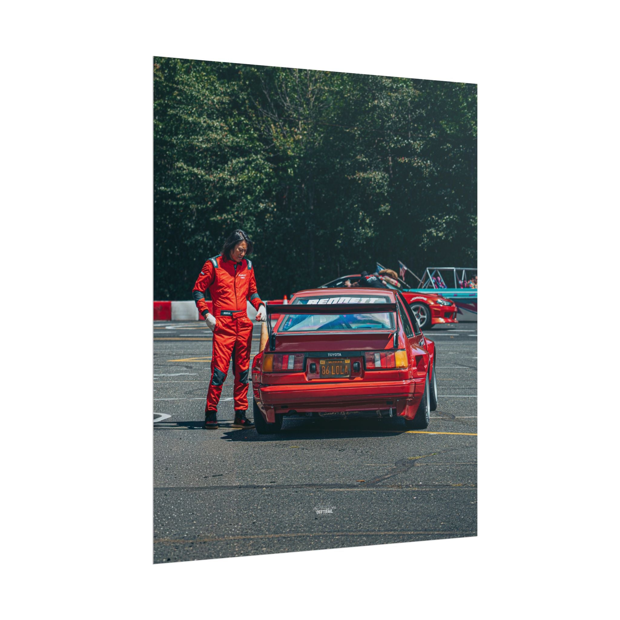 Sung Kang & Lola the AE86 - Rolled Print