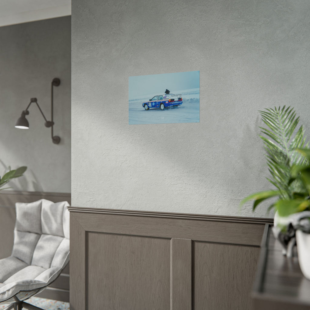 Rayteam Auto Audi Quattro - Ice Rally - Rolled Print