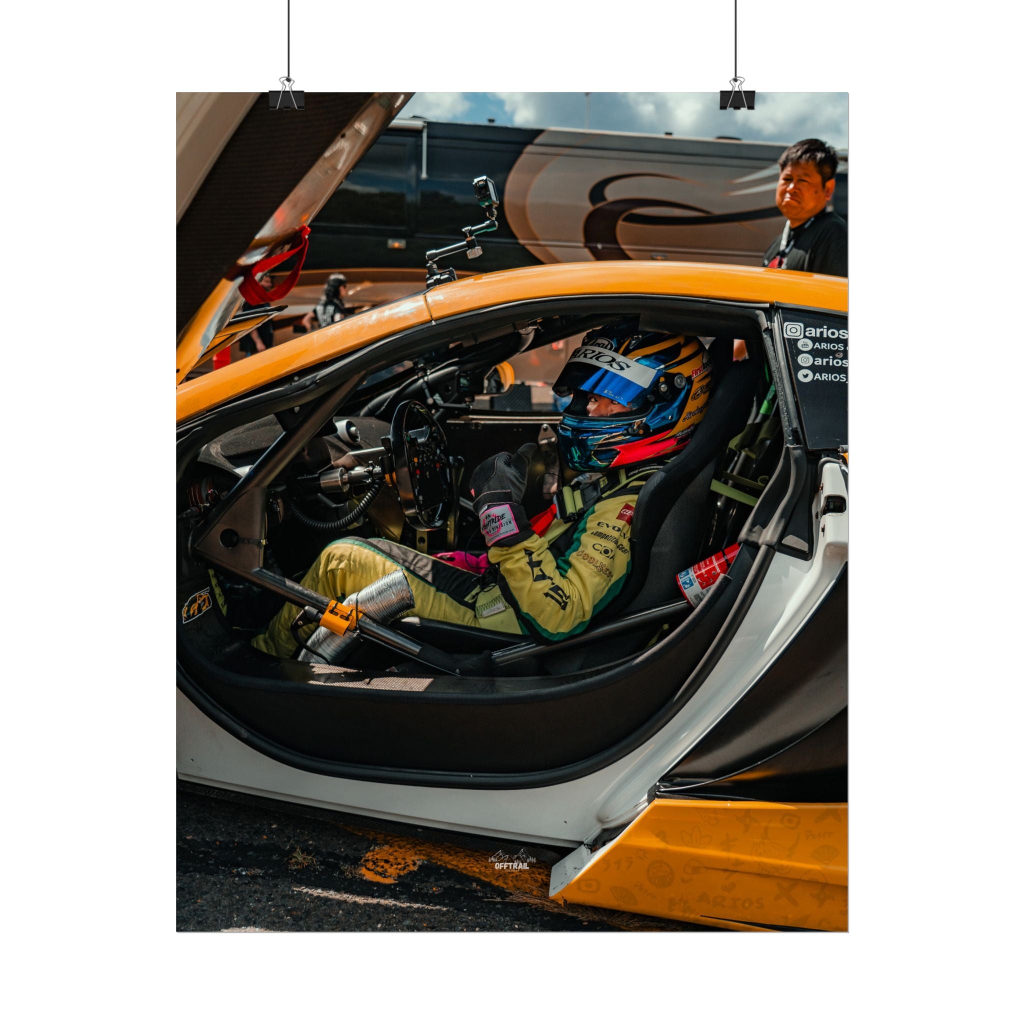 Ready to Go! - Hirokazu 'Arios' Suzuki - Ferrari 360 Modena Drift Machine - Rolled Print