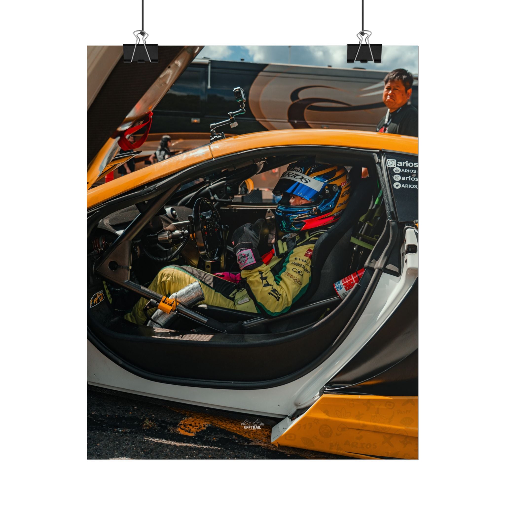 Ready to Go! - Hirokazu 'Arios' Suzuki - Ferrari 360 Modena Drift Machine - Rolled Print