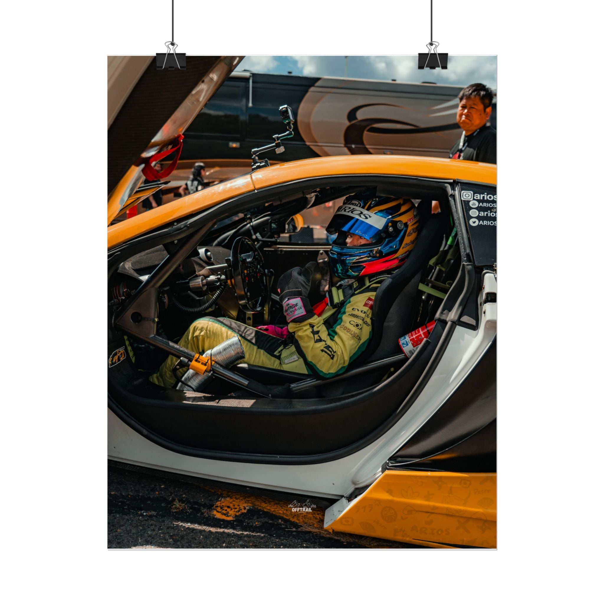 Ready to Go! - Hirokazu 'Arios' Suzuki - Ferrari 360 Modena Drift Machine - Rolled Print