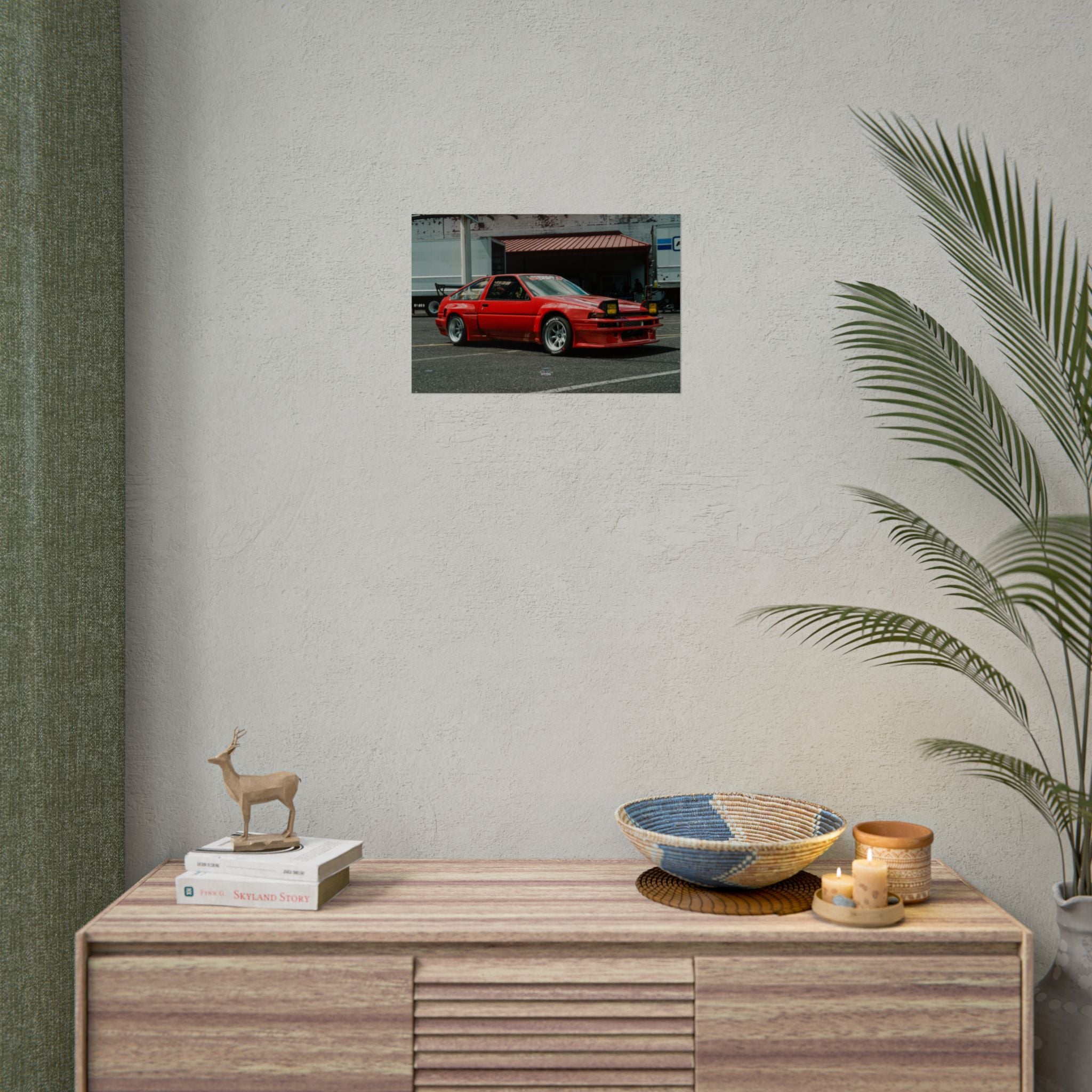 Lola the AE86 - Drifter Movie Car - Rolled Print
