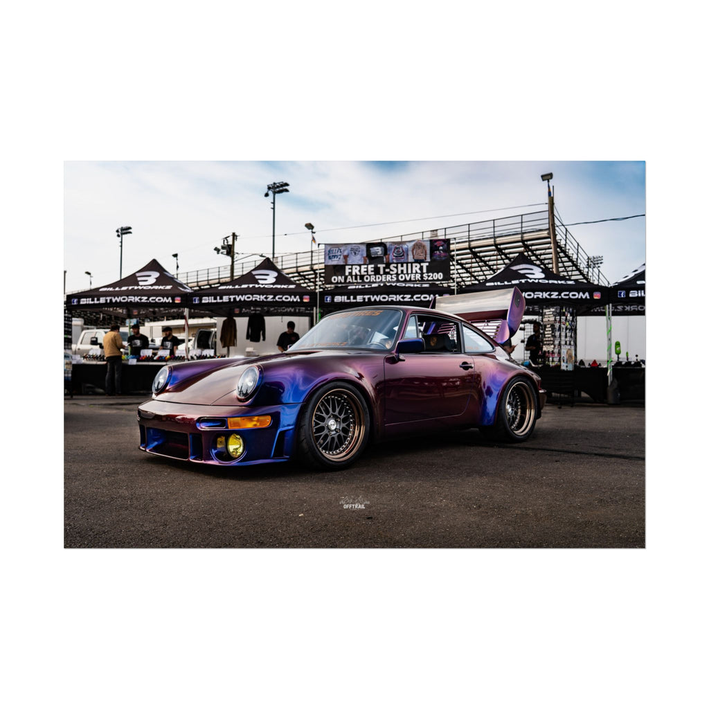 Midnight Fusion: Subaru-Swapped 911 - Rolled Print
