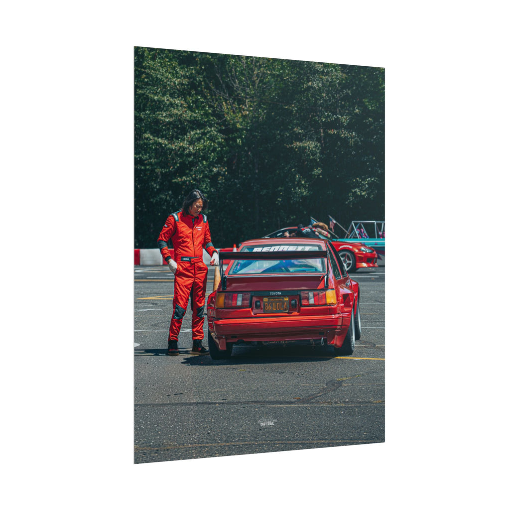 Sung Kang & Lola the AE86 - Rolled Print