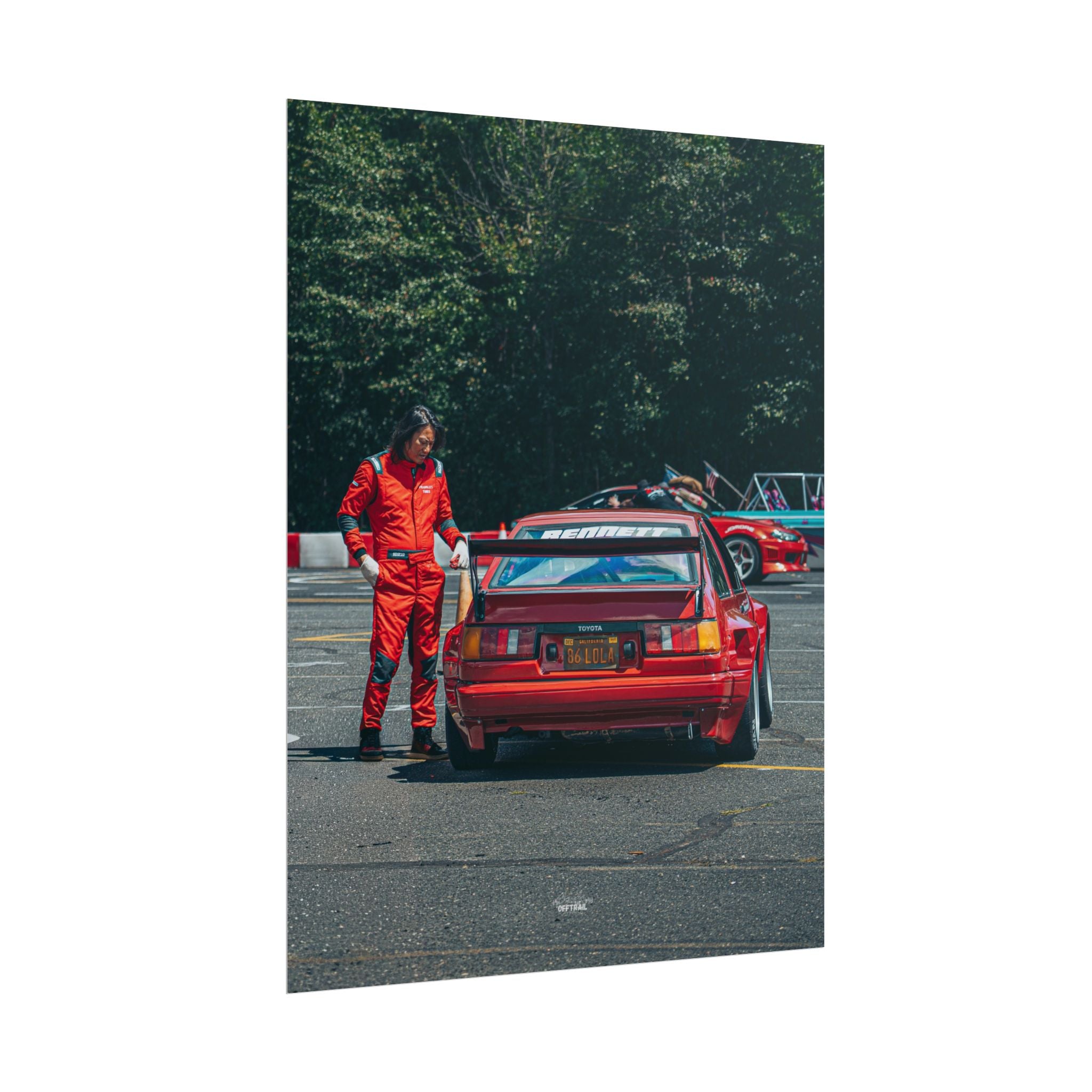Sung Kang & Lola the AE86 - Rolled Print