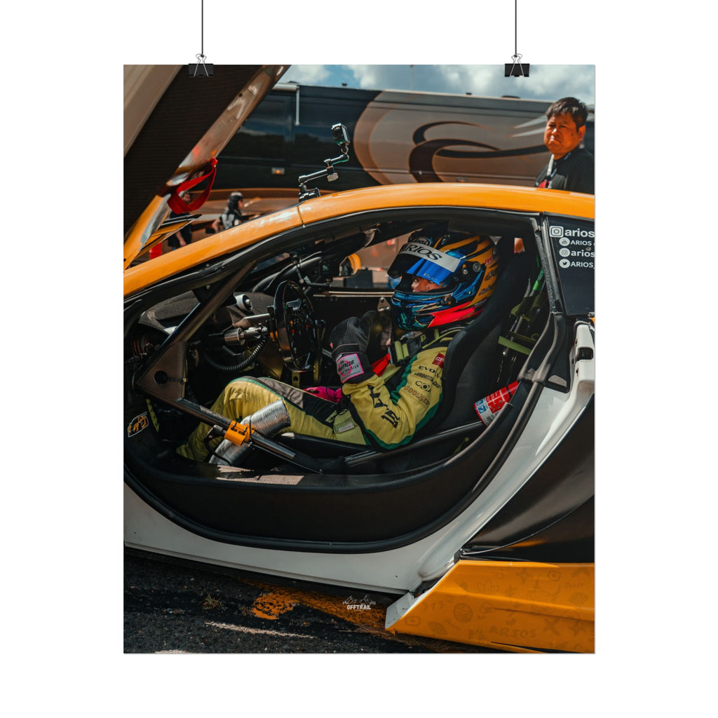 Ready to Go! - Hirokazu 'Arios' Suzuki - Ferrari 360 Modena Drift Machine - Rolled Print