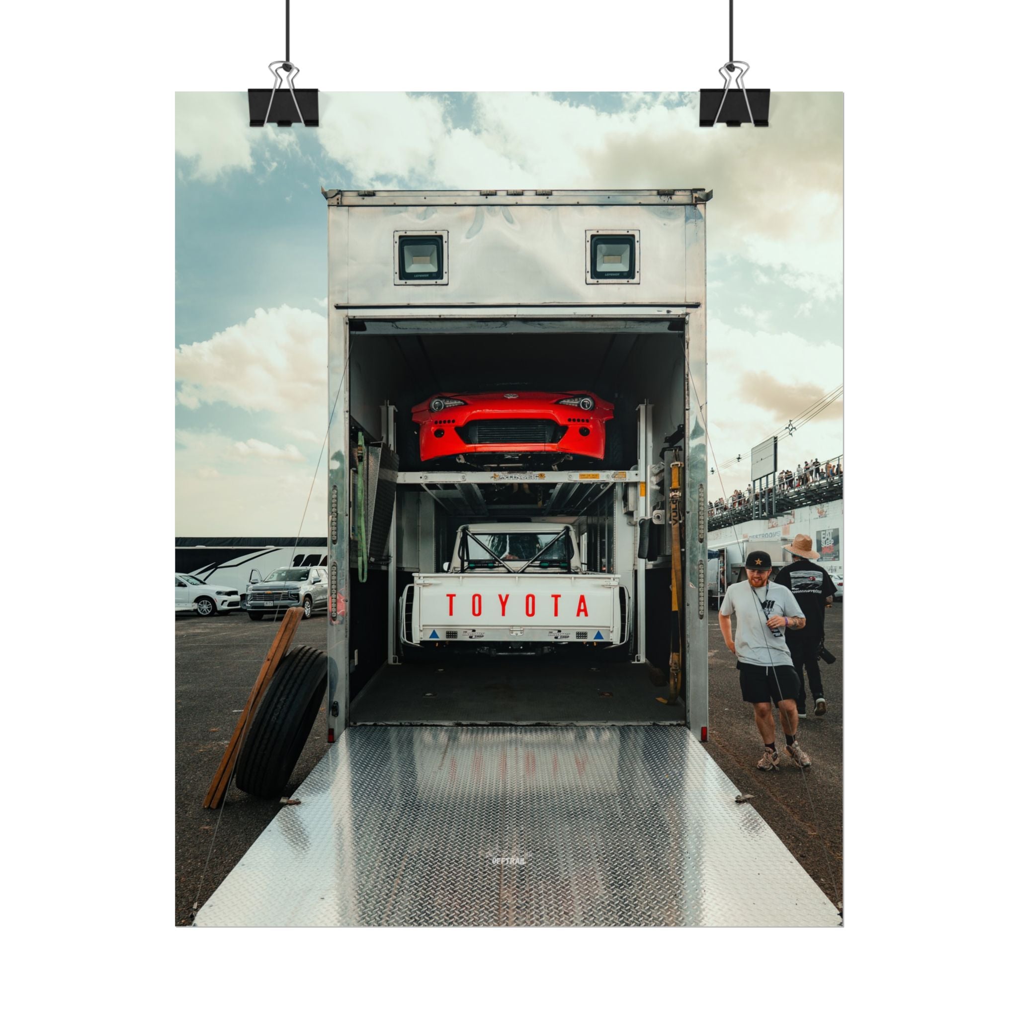 Ryan Tuerck Car Trailer - Rolled Print