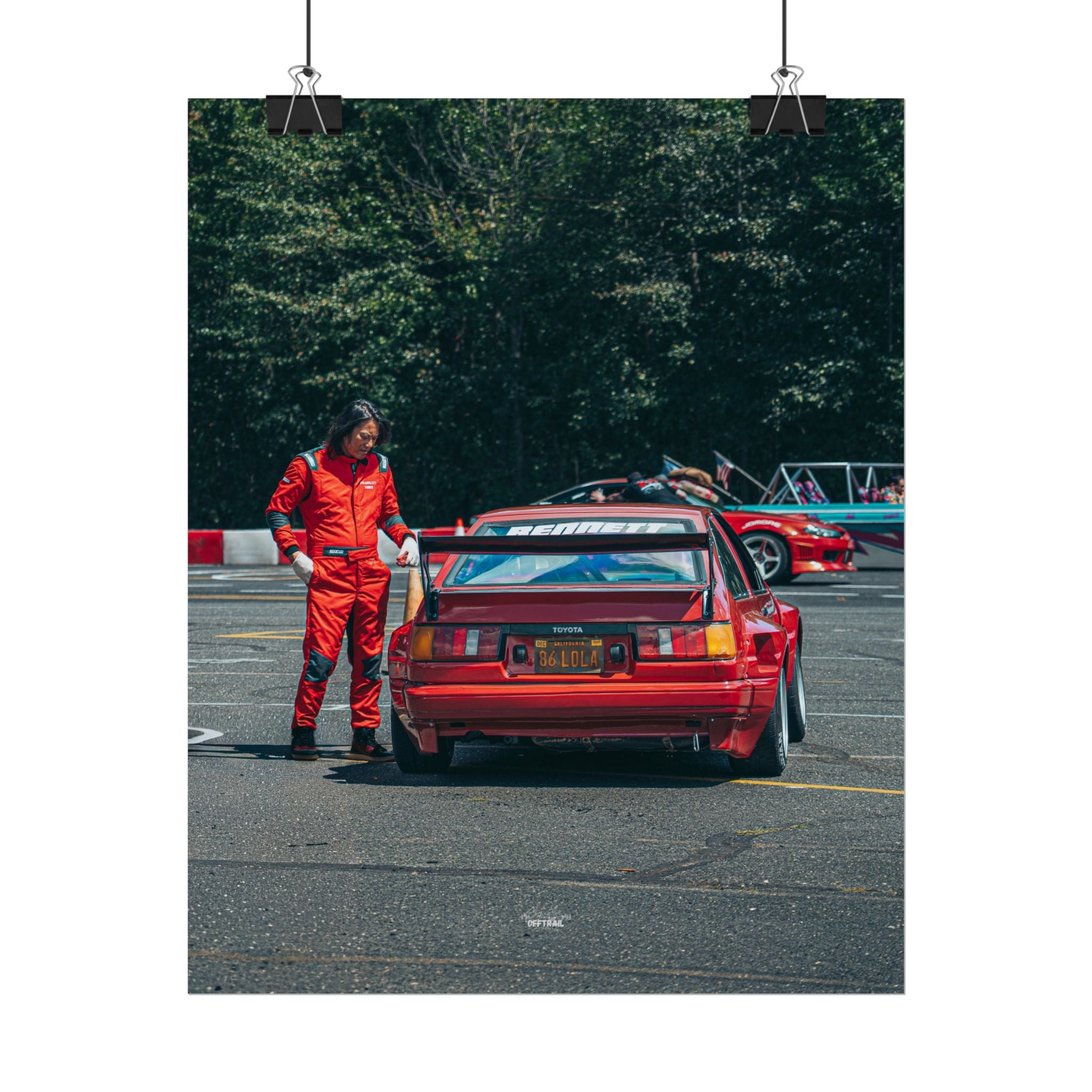 Sung Kang & Lola the AE86 - Rolled Print